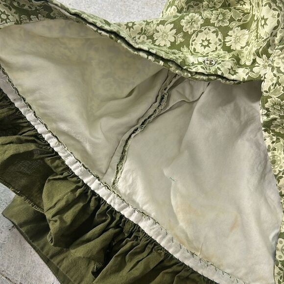 Vintage 50s/60s Floral Peplum And High Rise Short Set - Picture 10 of 10